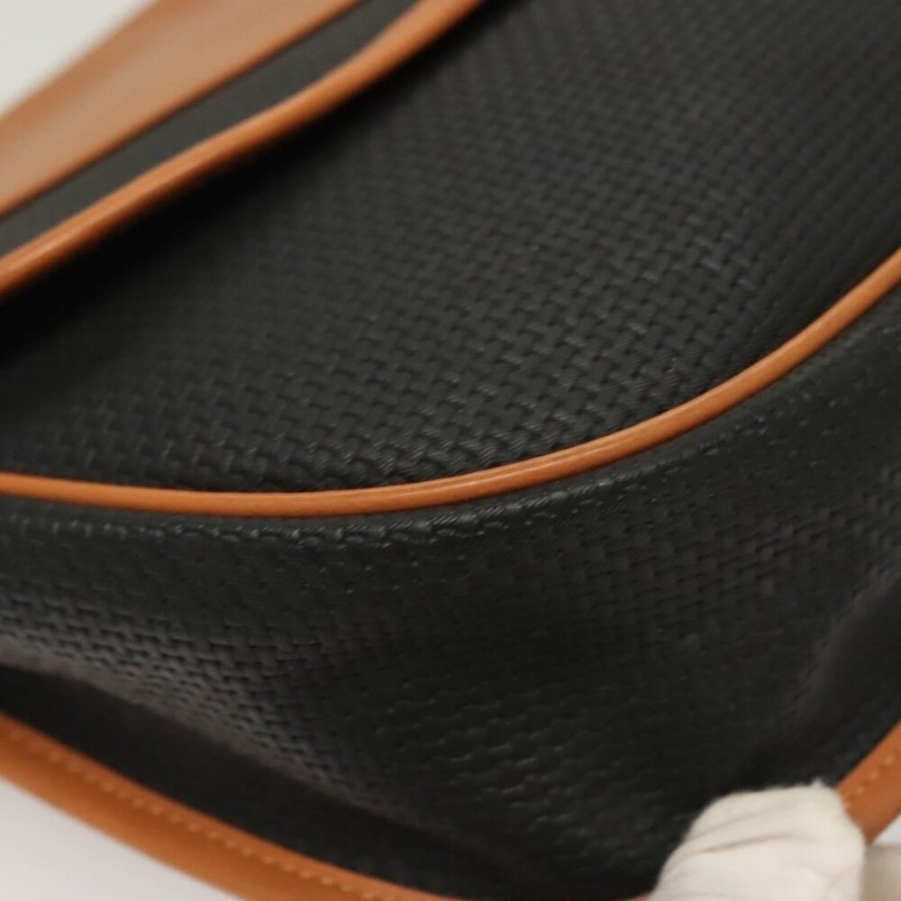 Authentic SAINT LAURENT Shoulder Bag PVC Leather Brown - Picture 6 of 16